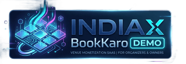 Indiax BookKaro Live Demo Logo